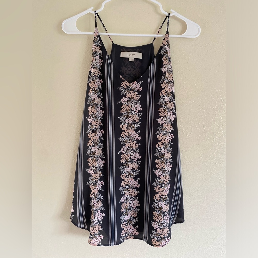 LOFT spaghetti strap blouse